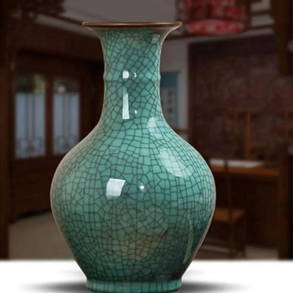 Vase chinois vert