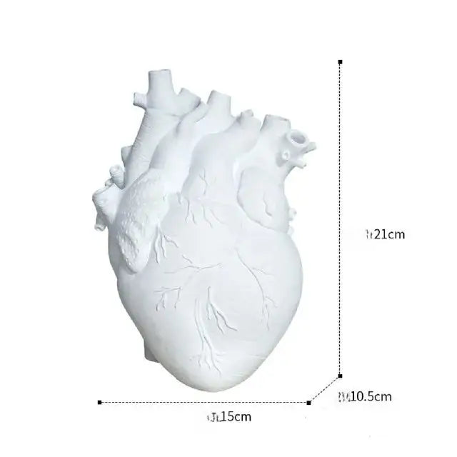 Vase coeur humain