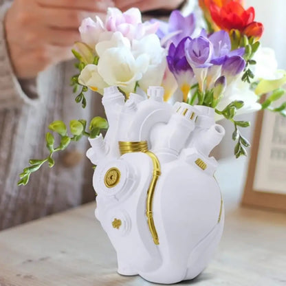 Vase coeur love in bloom