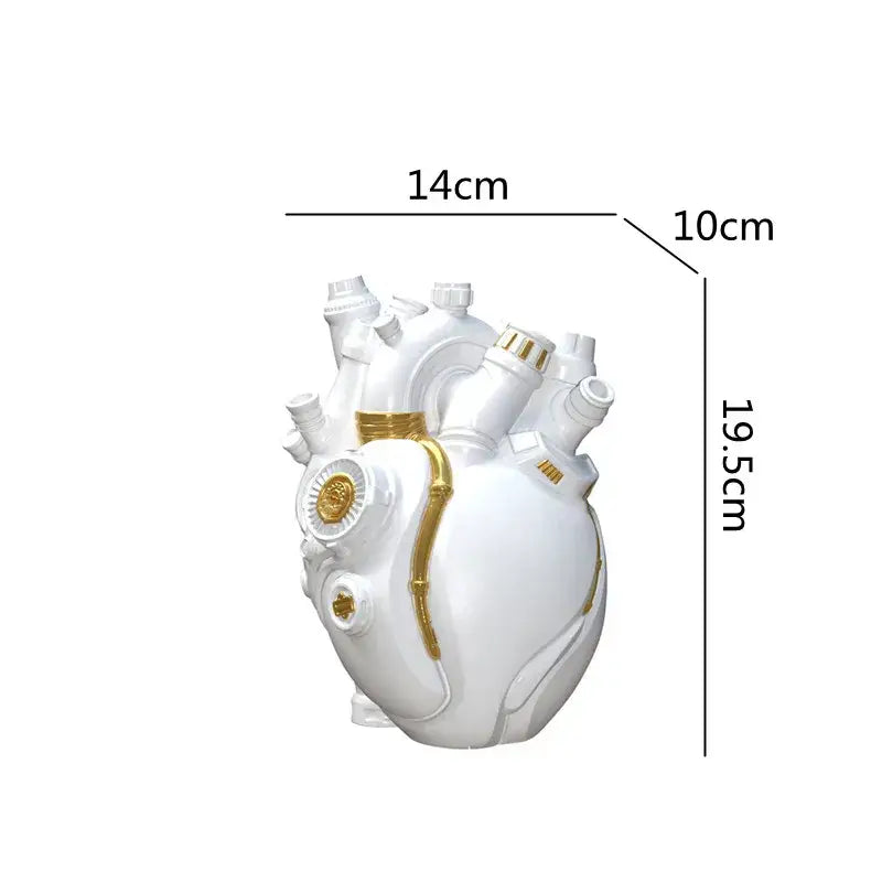 Vase coeur love in bloom