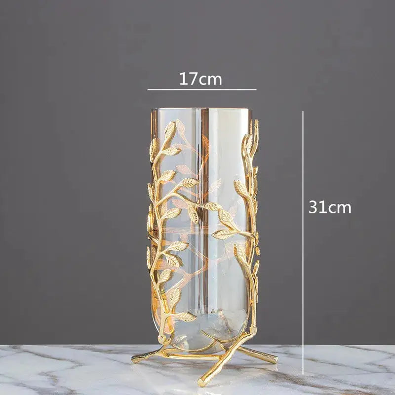 Vase cylindrique transparent 30 cm