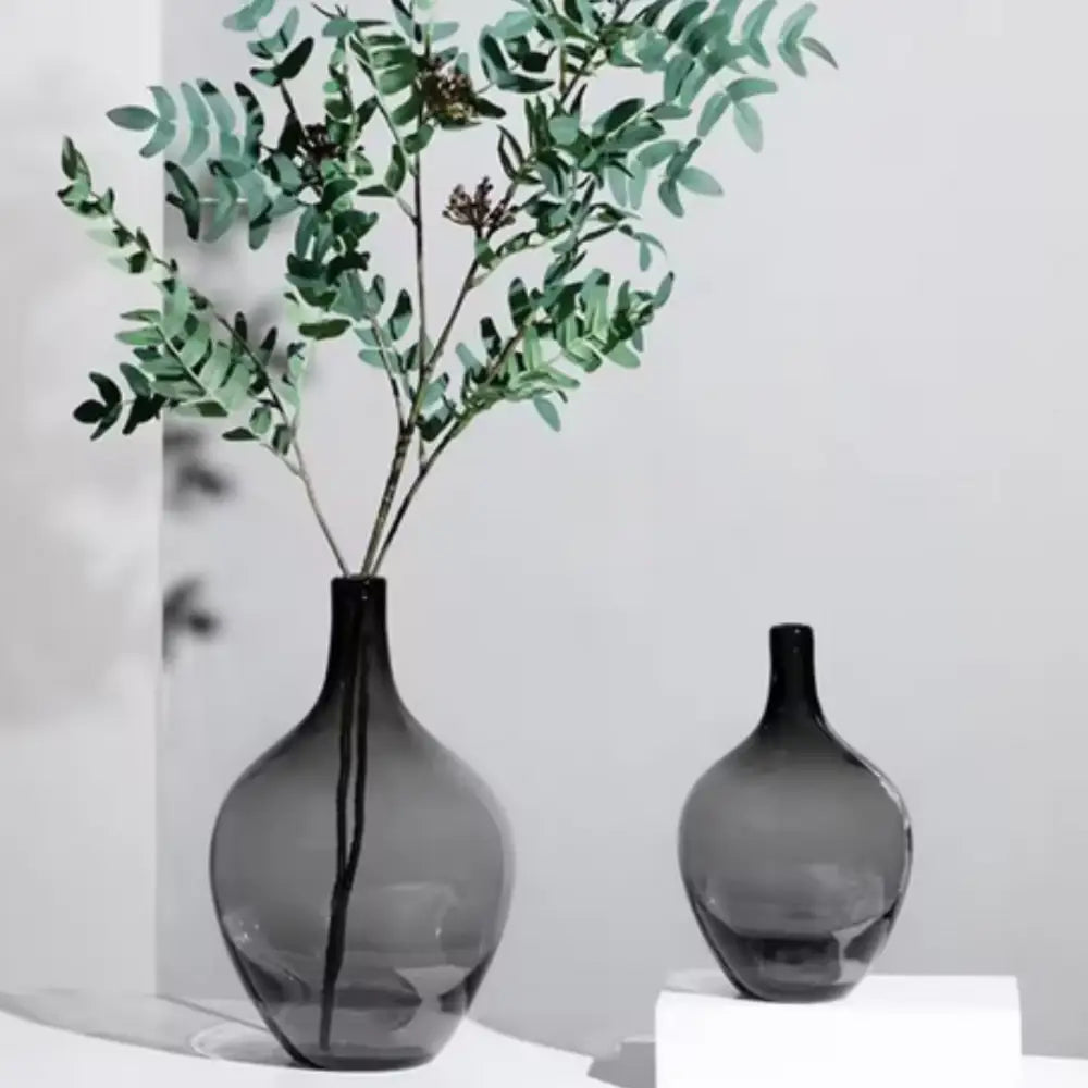 Vase dame jeanne noir