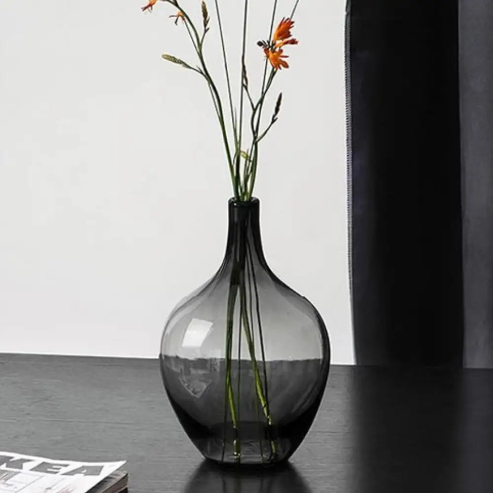Vase dame jeanne noir
