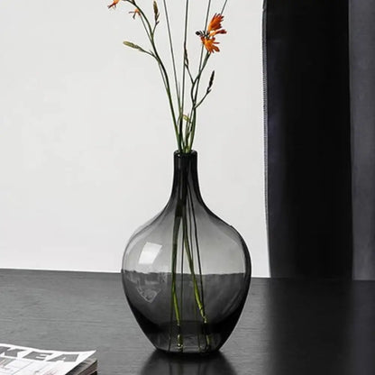 Vase dame jeanne noir