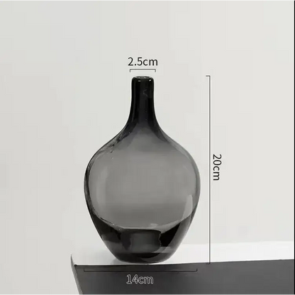 Vase dame jeanne noir