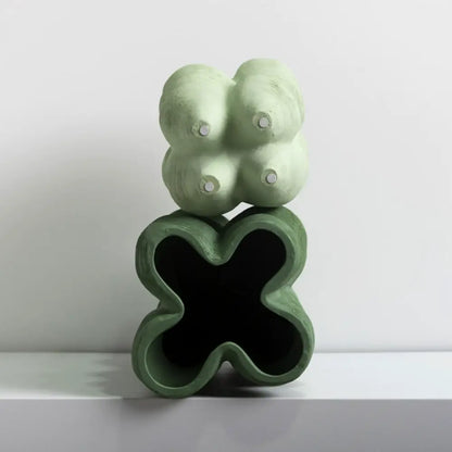 Vase design vert