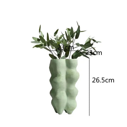 Vase design vert