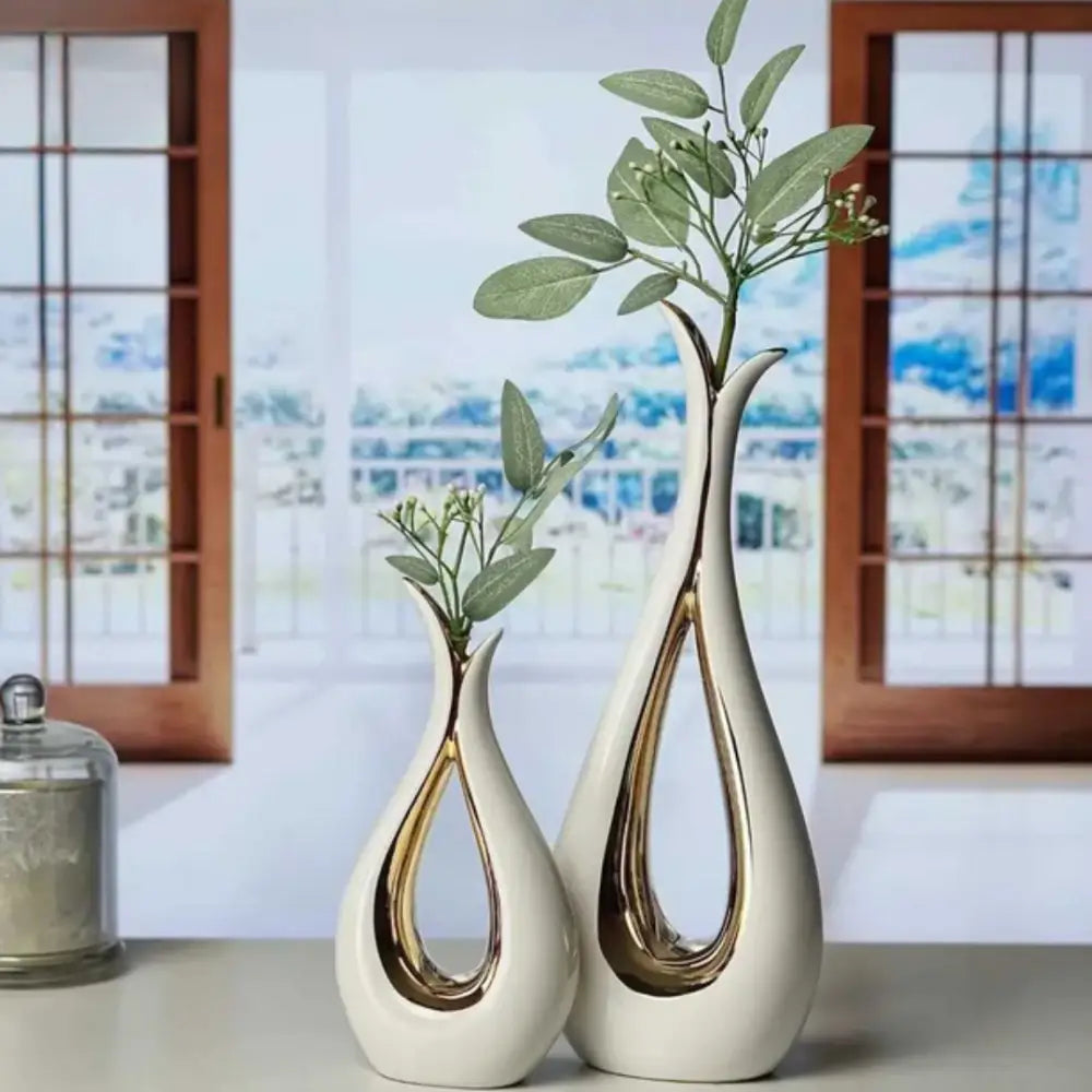 Vase en céramique blanc