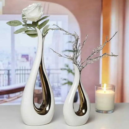 Vase en céramique blanc