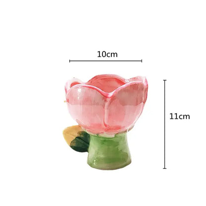 Vase en forme de fleur