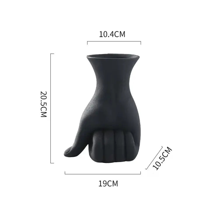 Vase en forme de main - Poing fermé