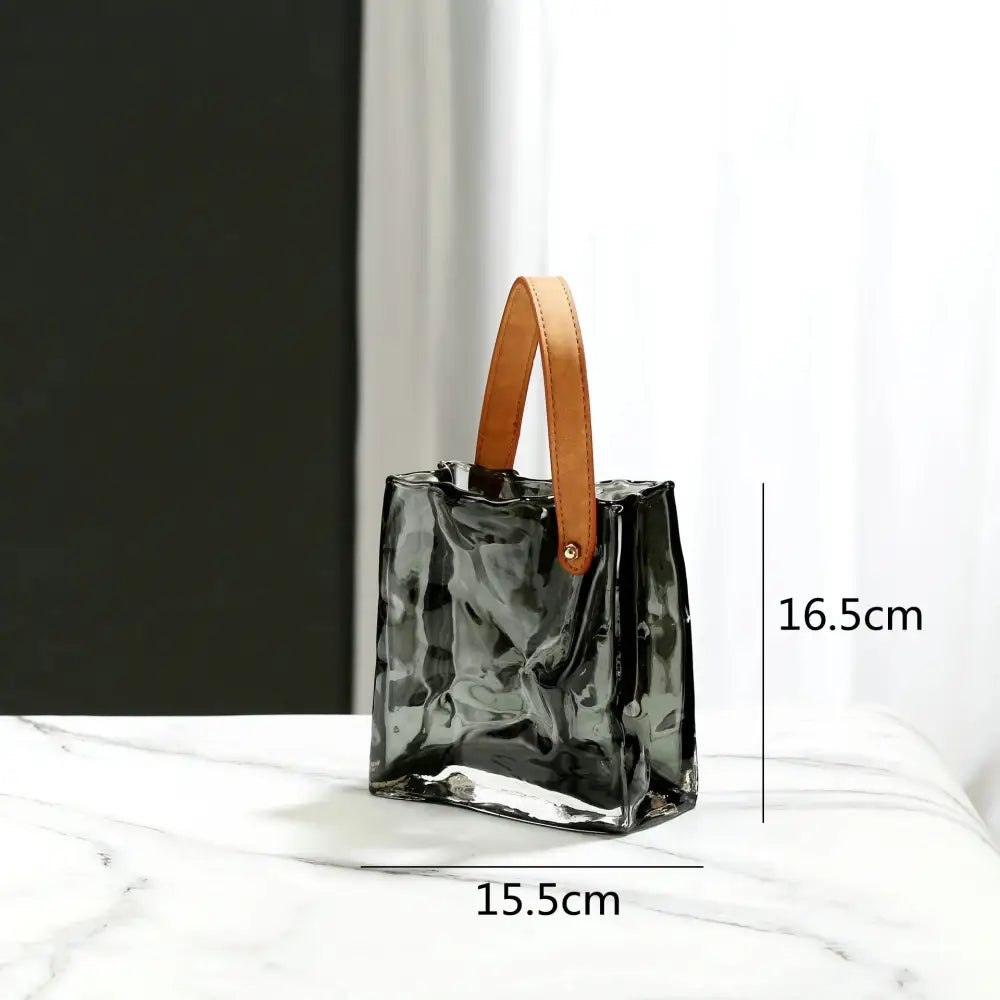 Vase en forme de sac à main
