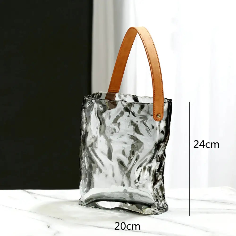 Vase en forme de sac à main