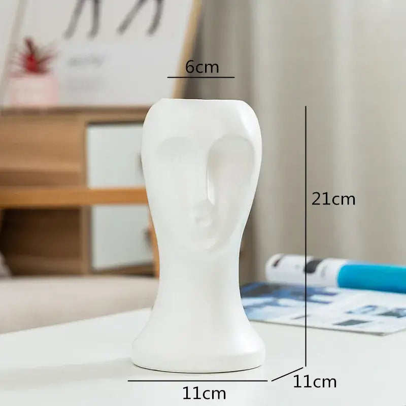 Vase en forme de tête