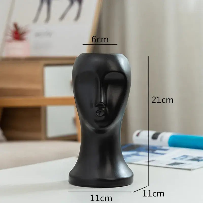 Vase en forme de tête