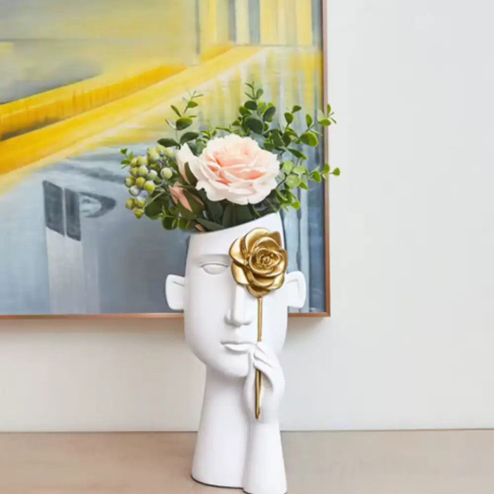 Vase en forme de visage