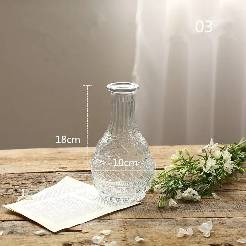 Vase en verre pas cher