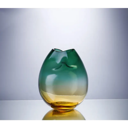 Vase en verre soufflé