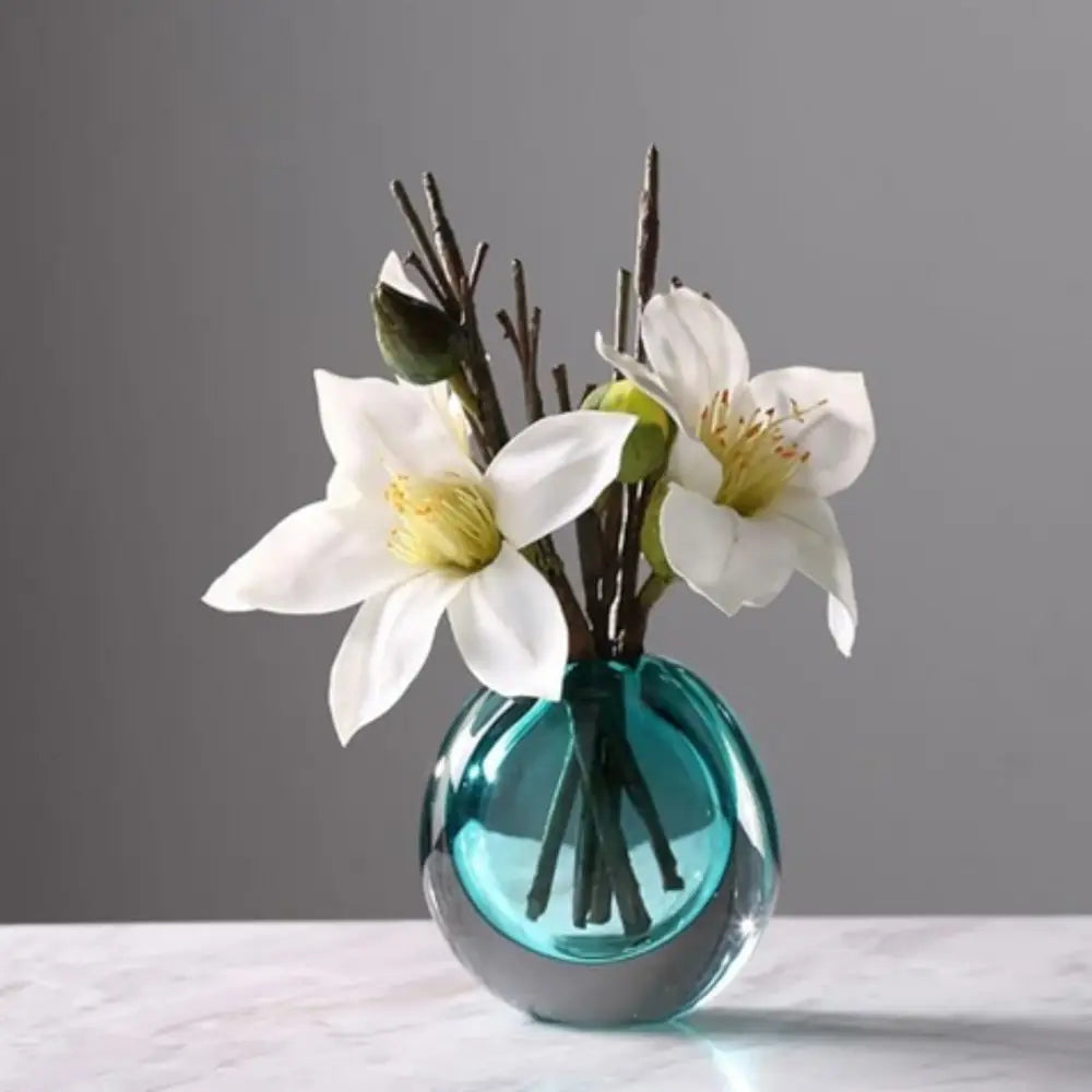Vase en verre soufflé design