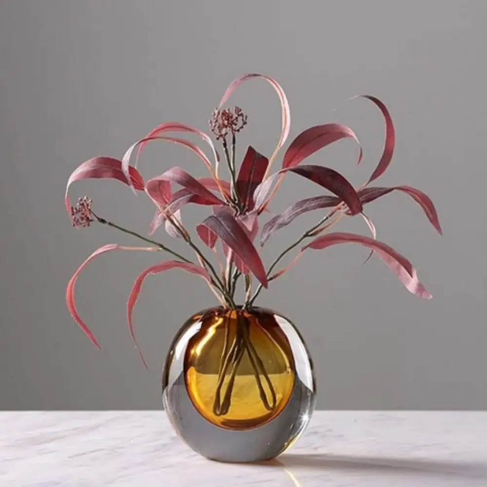 Vase en verre soufflé design