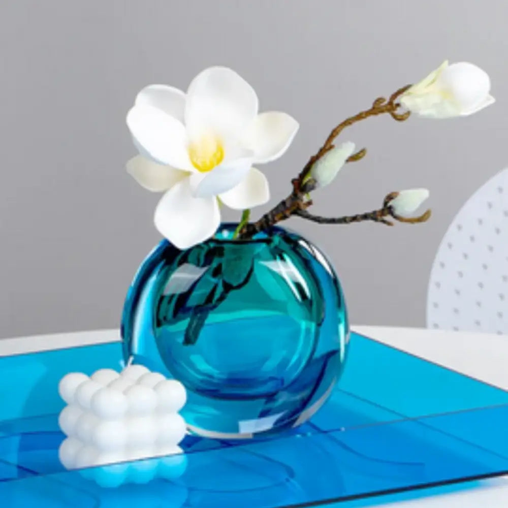 Vase en verre soufflé design