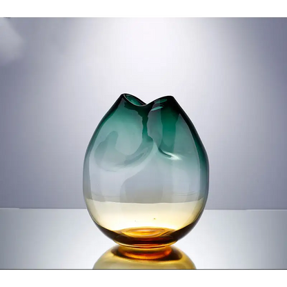 Vase en verre soufflé