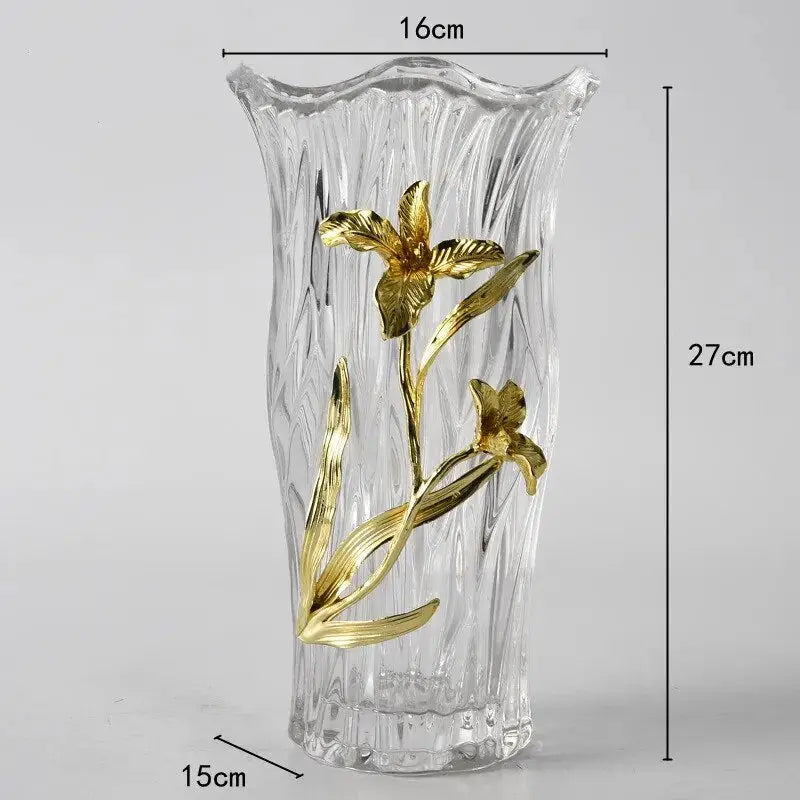 Vase en verre vintage