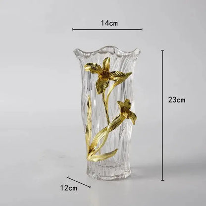 Vase en verre vintage