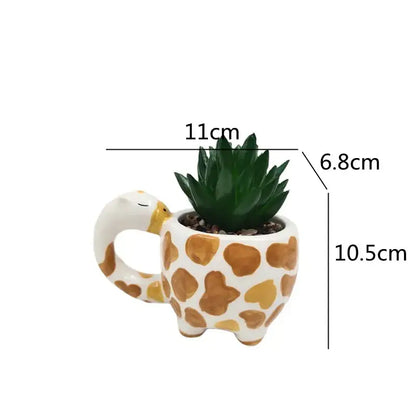 Vase girafe