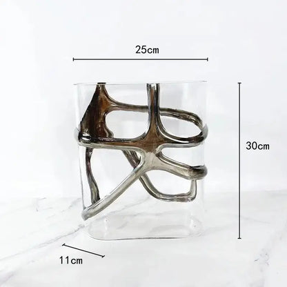 Vase moderne en verre