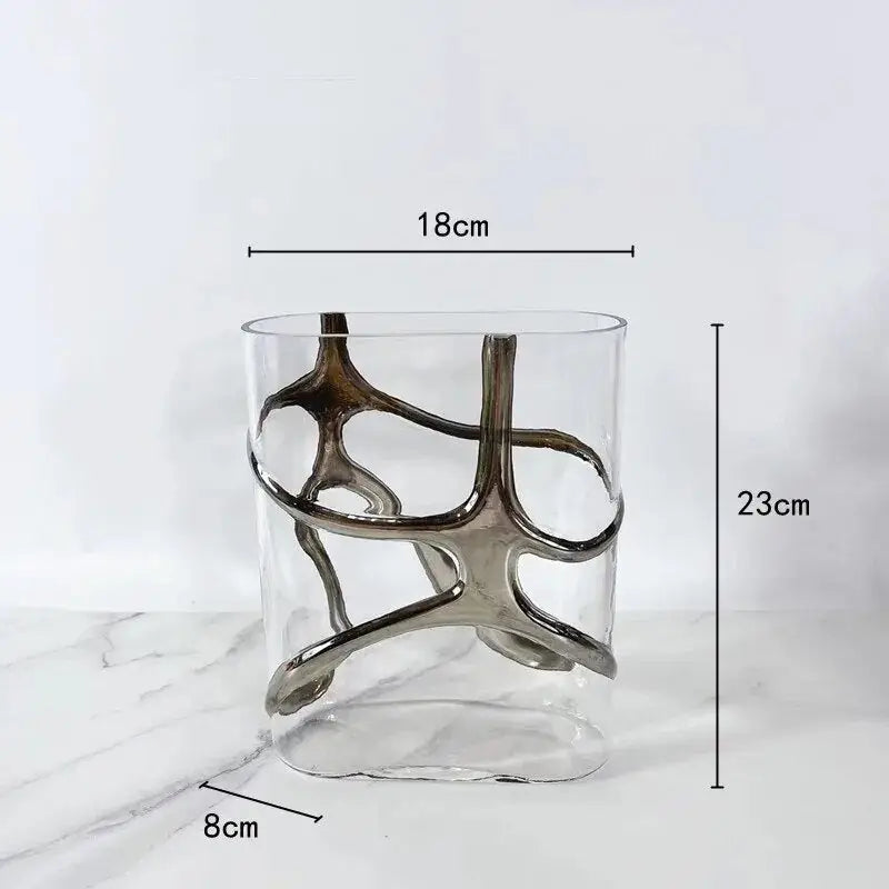 Vase moderne en verre