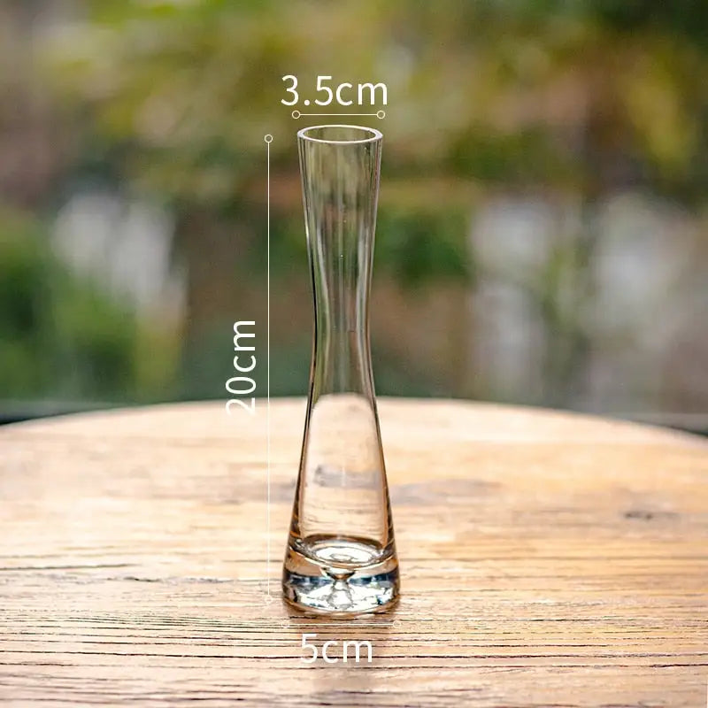 Vase soliflore verre