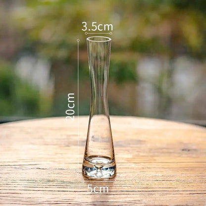 Vase soliflore verre