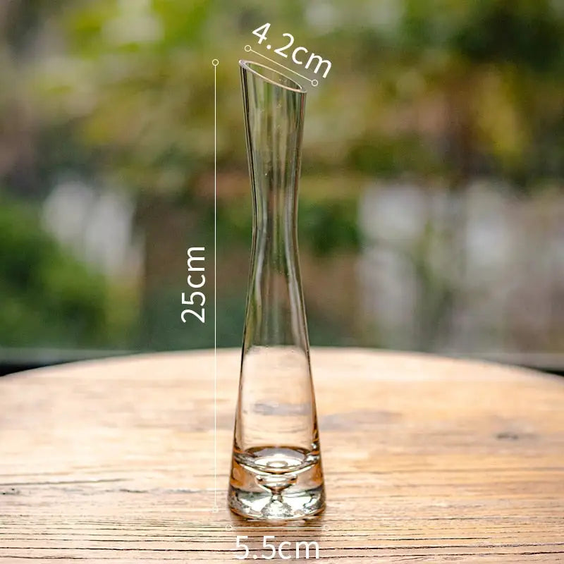 Vase soliflore verre