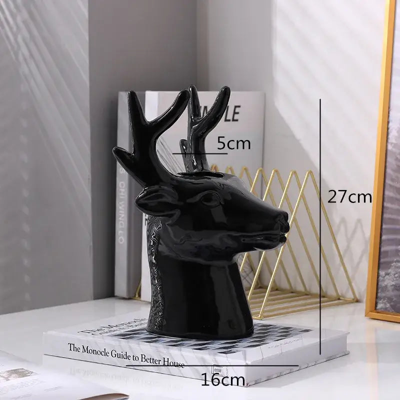 Vase tête de cerf