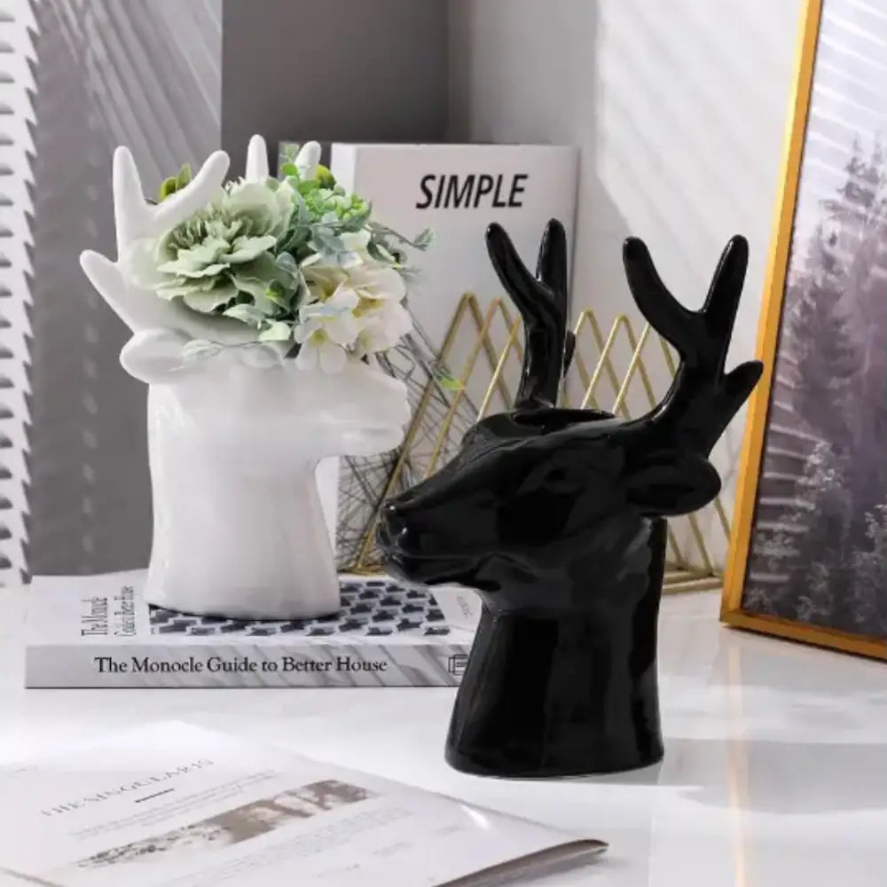 Vase tête de cerf
