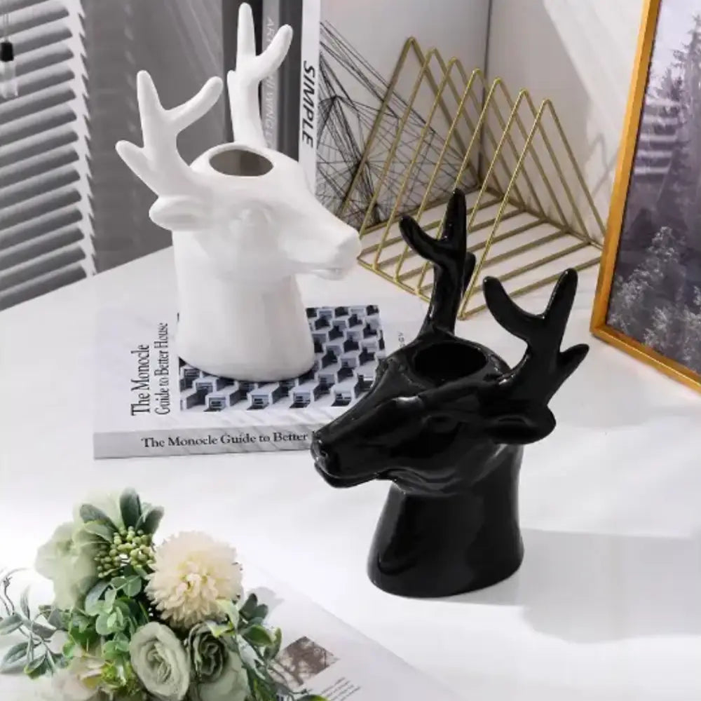 Vase tête de cerf