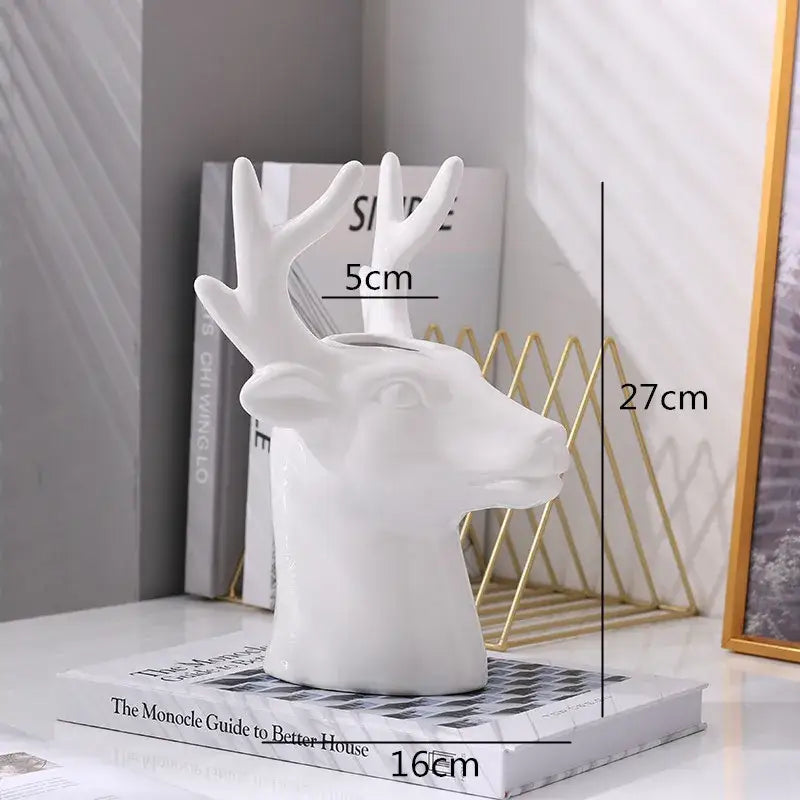 Vase tête de cerf