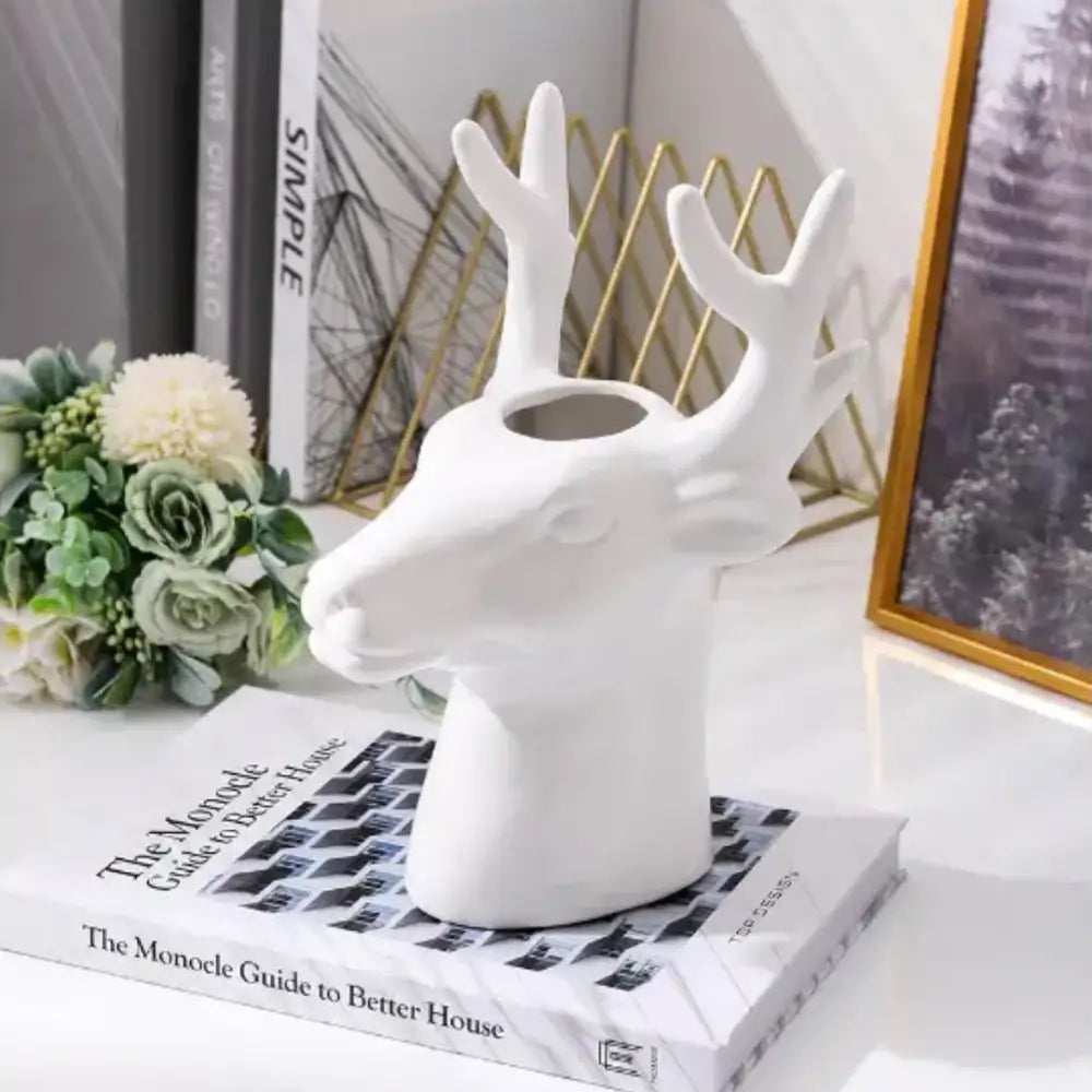 Vase tête de cerf