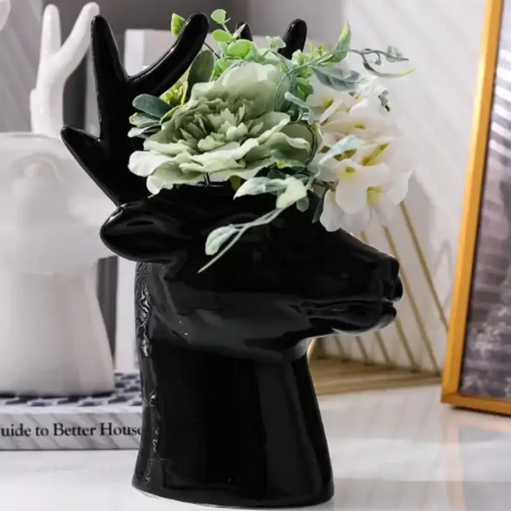 Vase tête de cerf