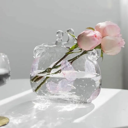 Vase transparent original