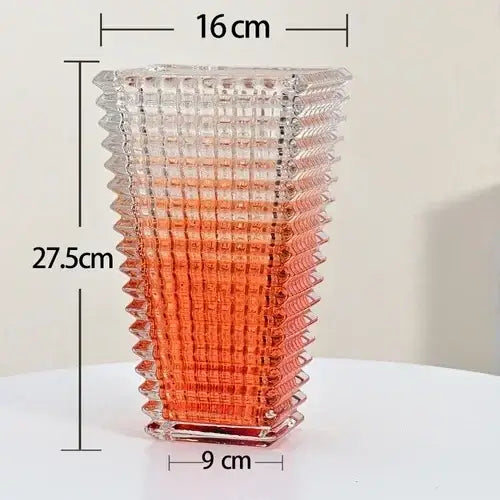 Vase verre coloré