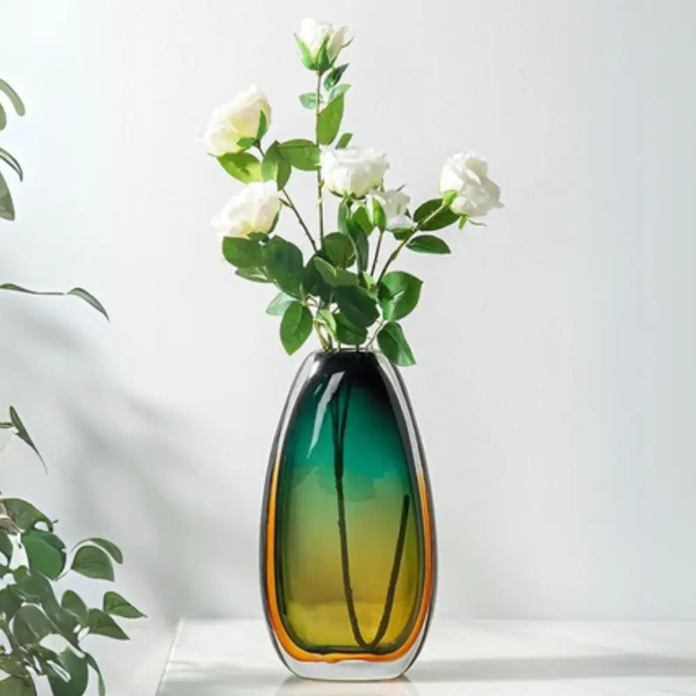 Vase verre soufflé vintage