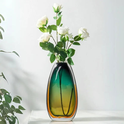 Vase verre soufflé vintage