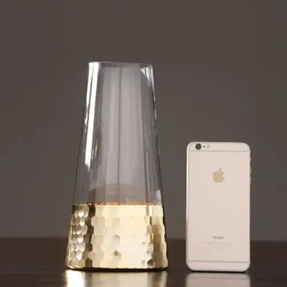 Vase verre transparent