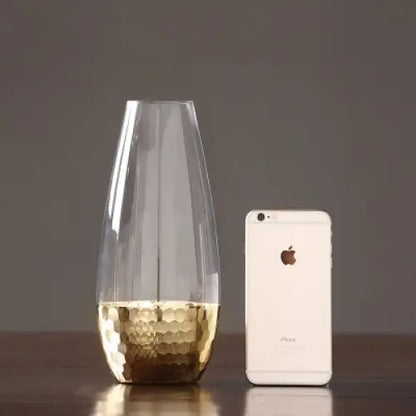 Vase verre transparent