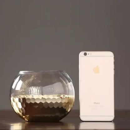 Vase verre transparent