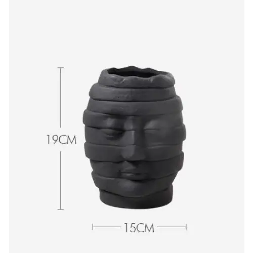 Vase visage design