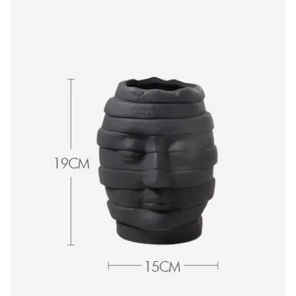 Vase visage design